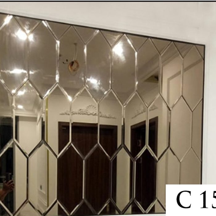 آینه دکوراتیو شش ضلعی C15