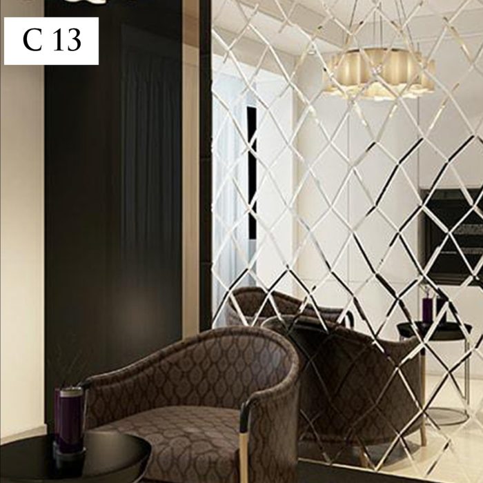 آینه دکوراتیو پوست ماری یا الماسی C13