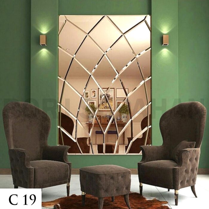 آینه دکوراتیو گنبدی C19