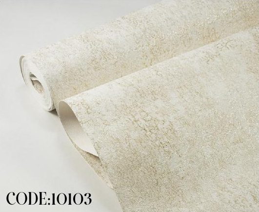 کاغذ دیواری طرح پتینه کرم کد ۱۰۱۰۳